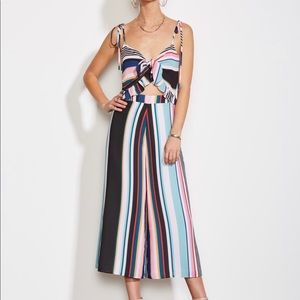 Ali and Jay Striped Jumpsuit (Fiesta)